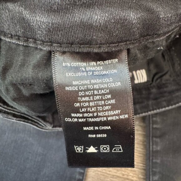 Kut from the Kloth jeans.  Black, women’s size 10  Baby Bootcut fit. - Picture 4 of 6